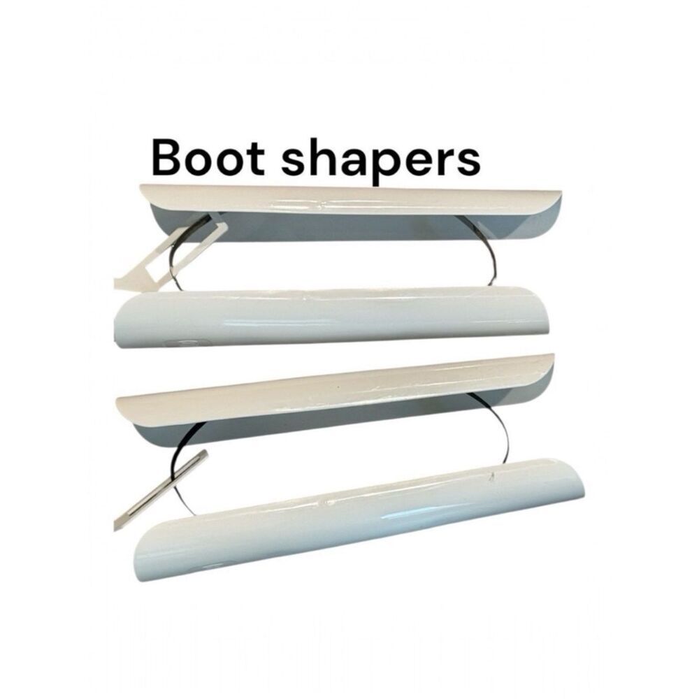 Boot Shapers white with hanger